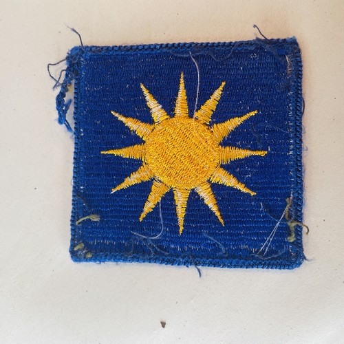 WW 2 U S Army 40th Division Cut Edge Blue Embroidered Back Patch Military - Picture 4 of 5