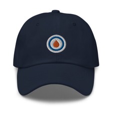 Edmonton Oilers Minimalist Design Embroidered Dad Hat  Hockey Cap