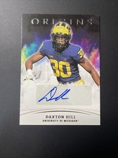 2022 Panini Chronicles Origins Draft Picks Daxton Hill Auto #OA-DHI 