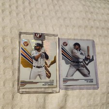 2024 TOPPS PRISTINE ENCASED Riley Greene Gold Refractor 15/50 PLUS Ty Cobb #47 