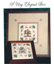 Elegant Designs A VERY ELEGANT BOX 2 Cross Stitch Chart ~ summer / winter houses