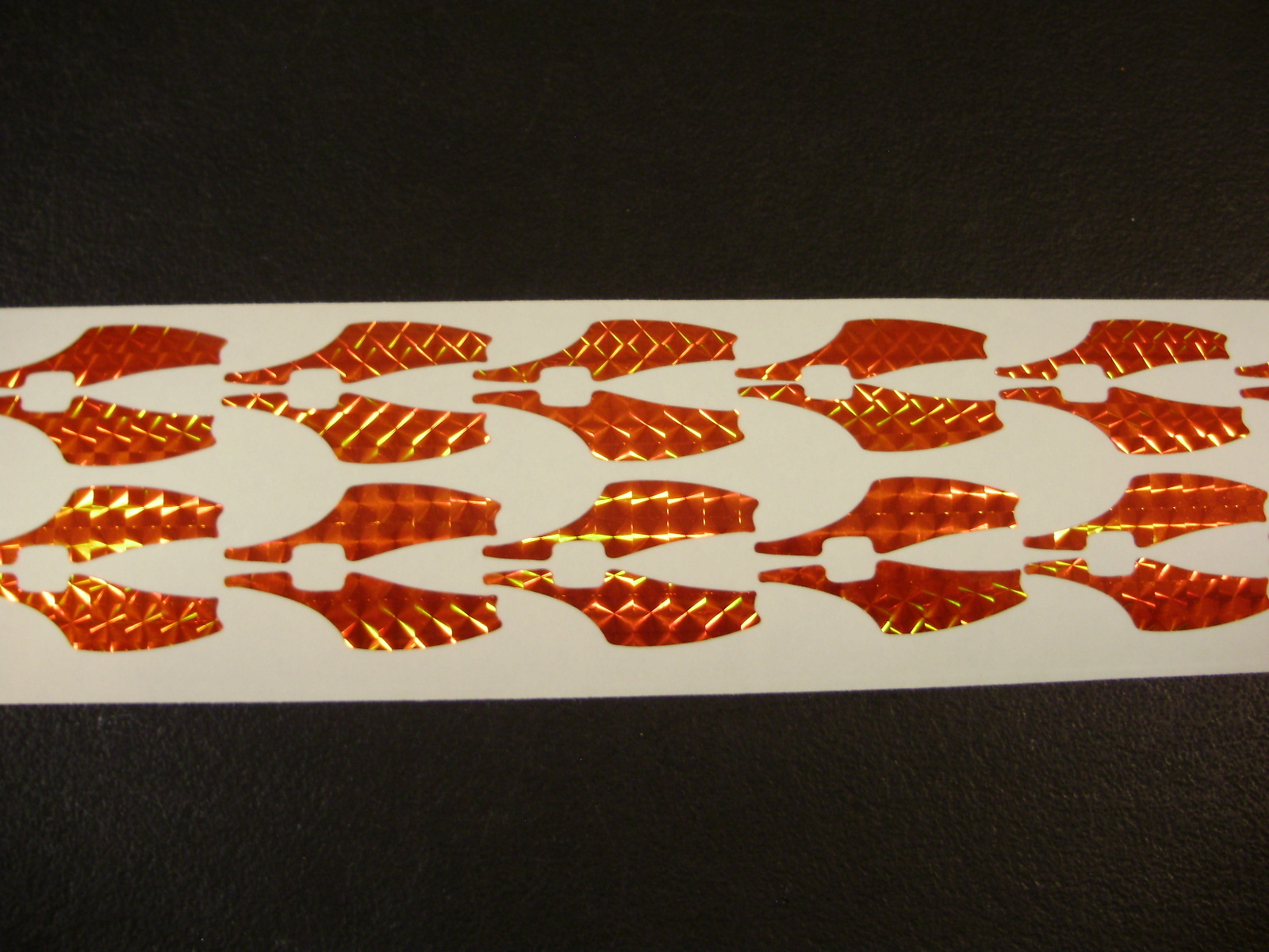 12 PAIR LARGE BLADE BAIT DIE CUTS HOLOGRAPHIC PRISM 17 COLORS FISHING