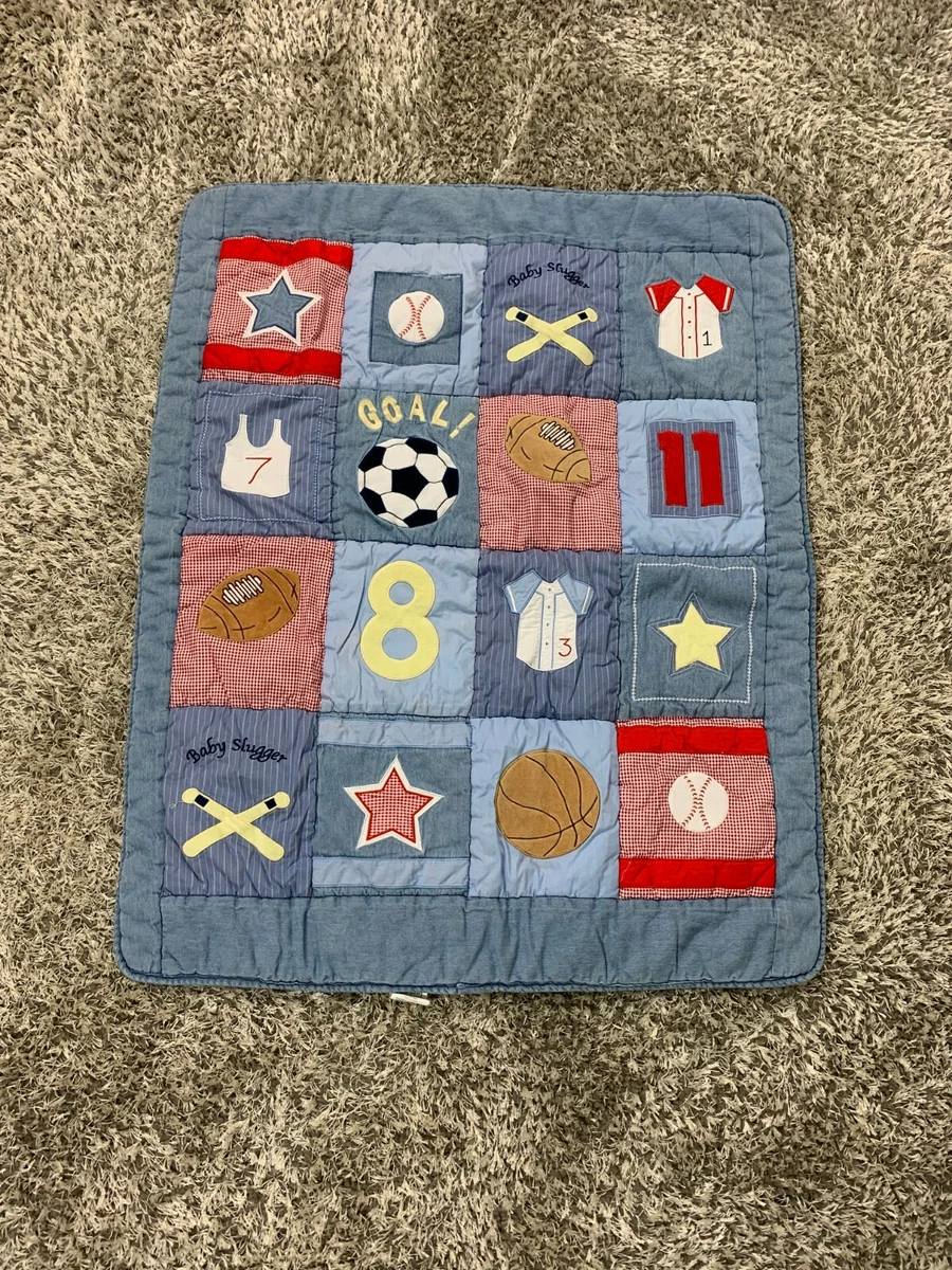 Applique baby blanket clearance