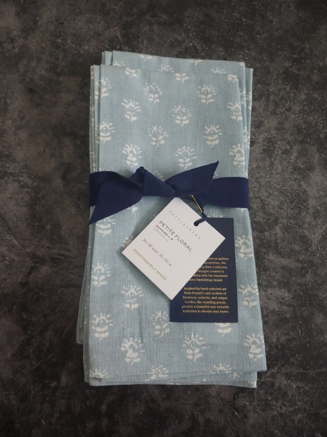 Pottery Barn Kravet Napkins - Thumbnail 2