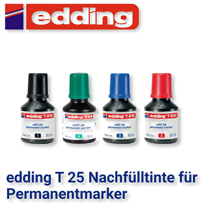 Edding T 25 Nachfülltinte Permanentmarker T25 refill ink 3000 400 3300