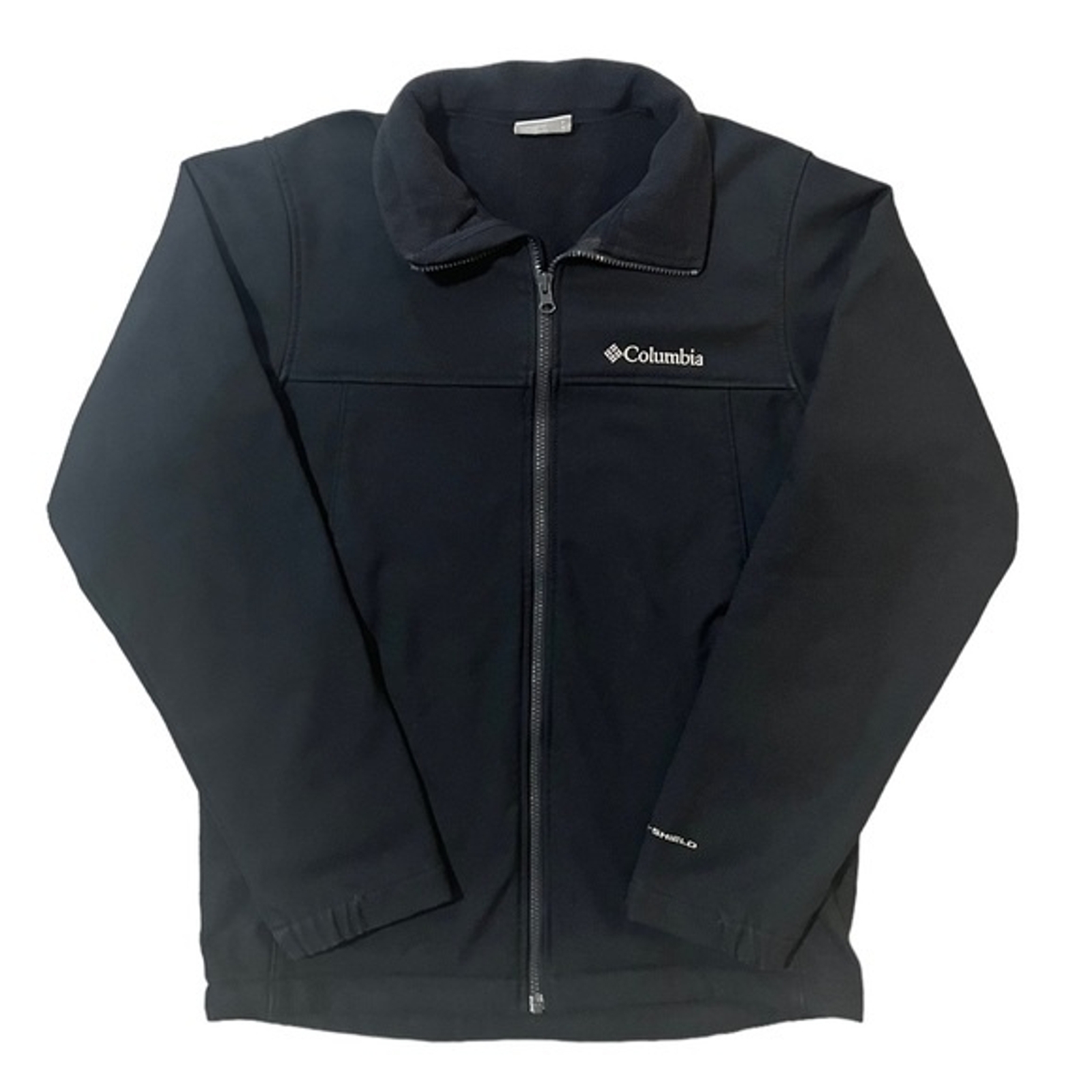 Columbia Mt Village Softshell Jacket Black Mens Small Gem