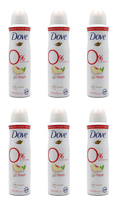 Dove go fresh Pfirsich & Zitronenverbene Deo Spray , 6x150ml EAN8710908832161