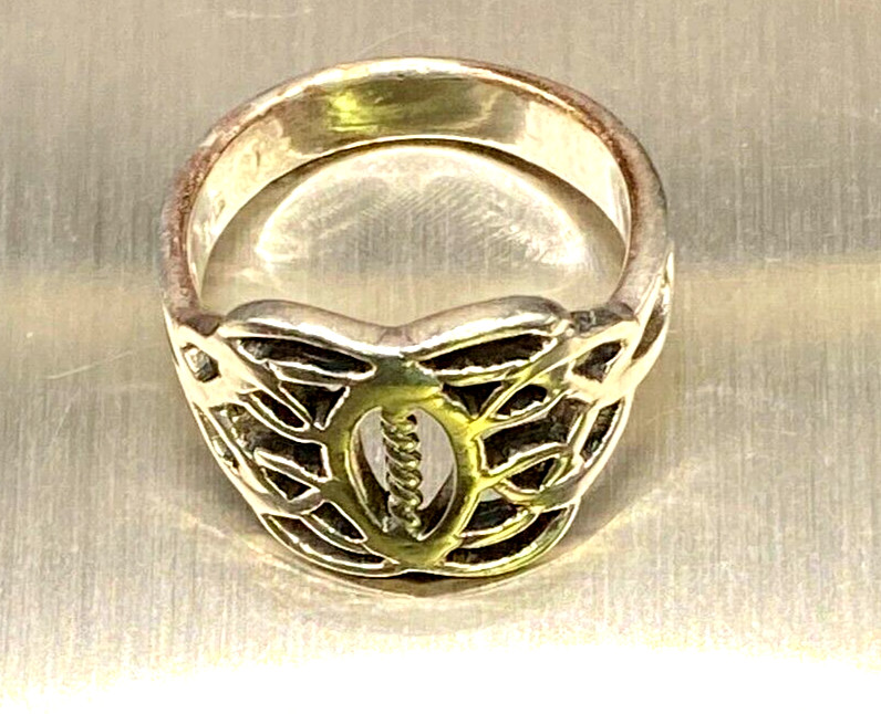CELTIC KNOT DECEPTIVELY SOLID SIZE 5.25 STERLING … - image 6