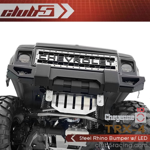 Steel Rhino Bumper w/LED for TRX-4 K10 - Picture 14 of 16