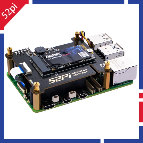 N05 M.2 2242 PCIe to NVMe Top Extension Adapter Board for Raspberry Pi 5