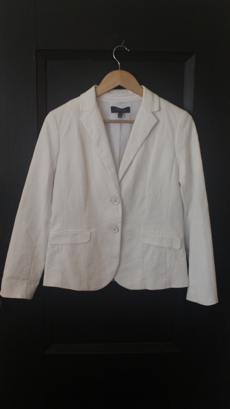 Talbots White 2 Button Jacket Size 2 - image 3