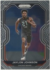 2020 Panini Prizm Jaylon Johnson Rookie Card Chicago Bears #306. rookie card picture