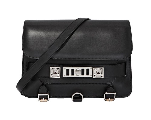 Proenza Schouler Logo Webbing Belt Blue Black Nylon D-Ring Streetwear 58\