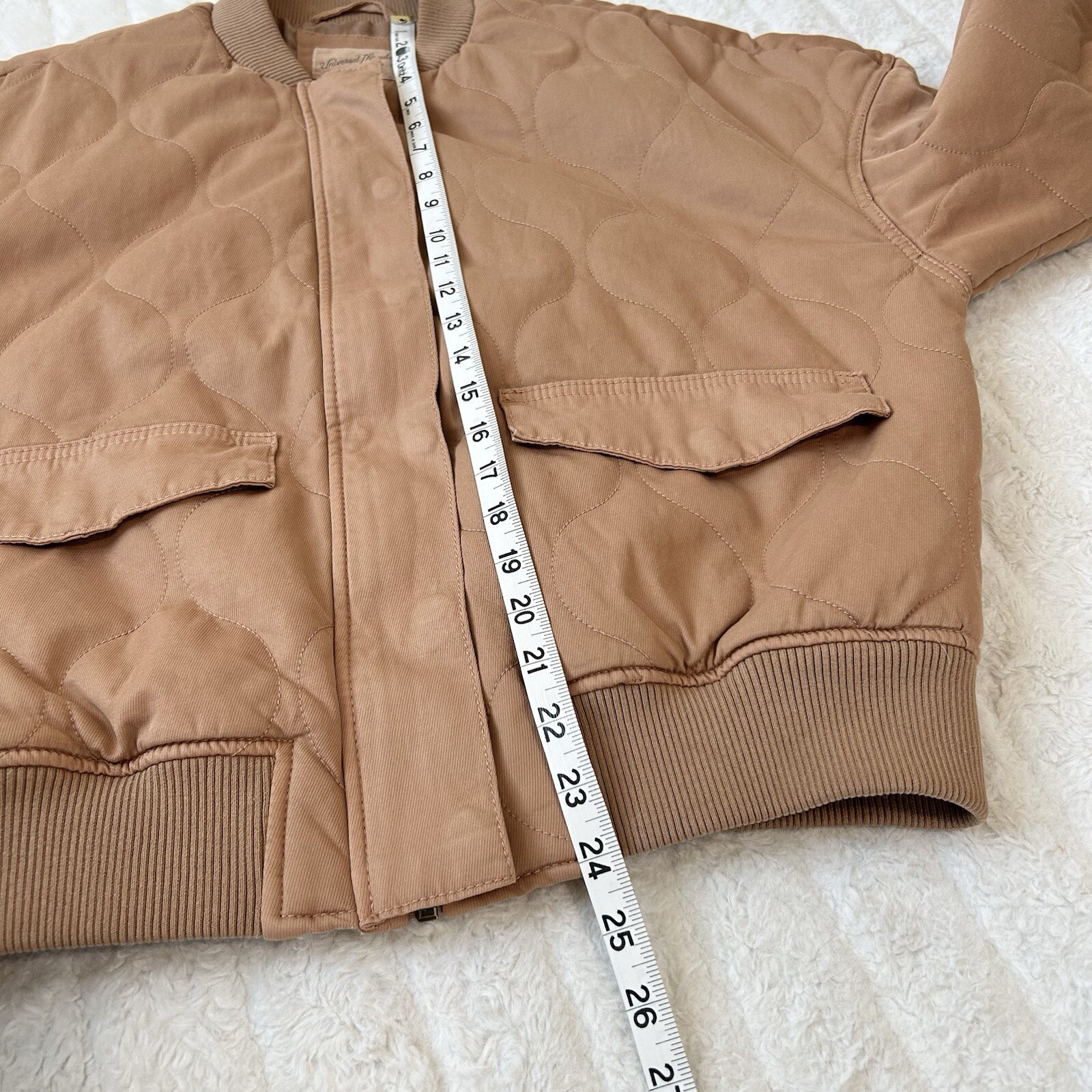 Universal Thread Tan Quilted Utility Jacket Women… - image 12