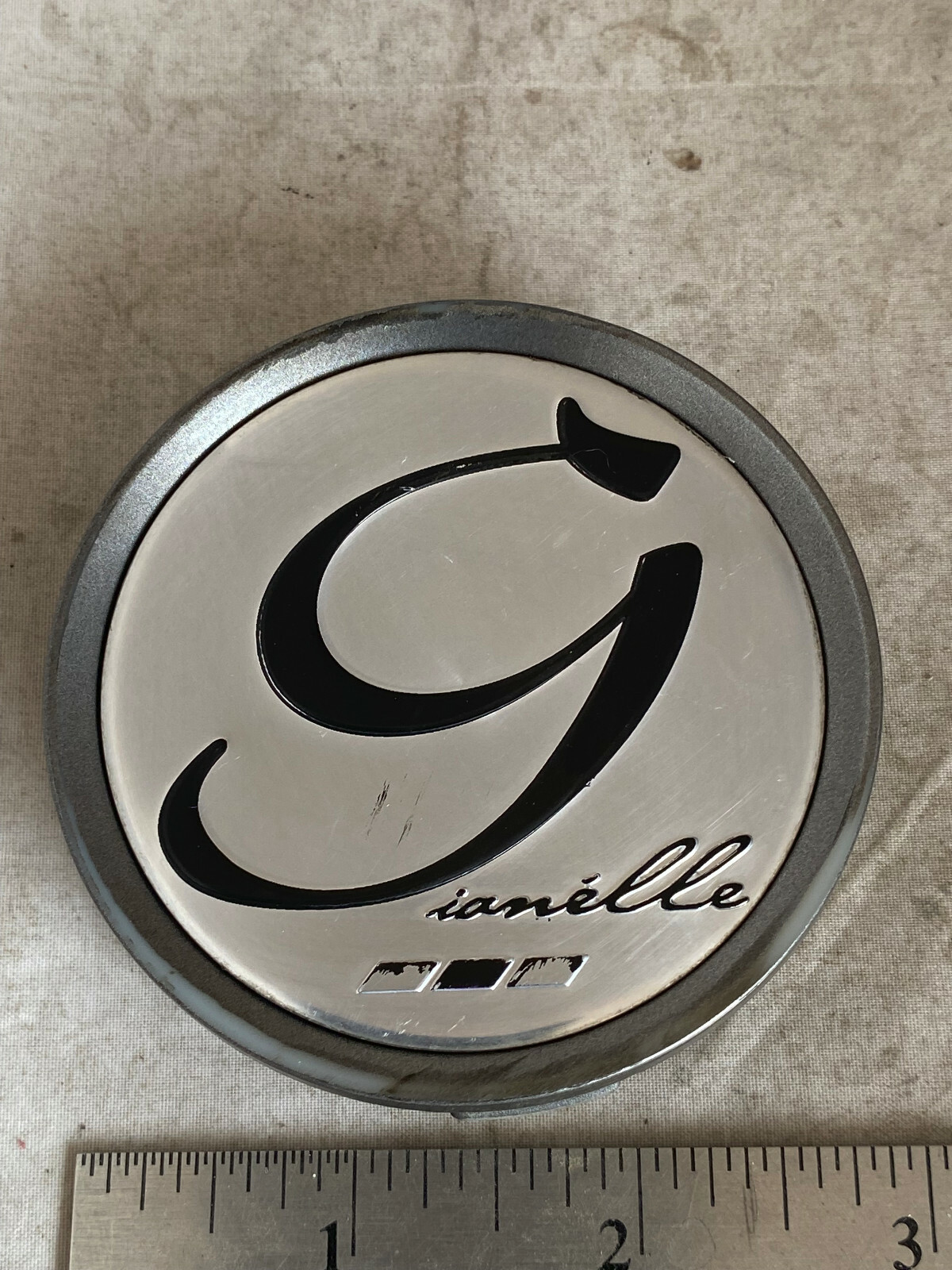 Gianelle Custom Wheels Wheel Rim Hub Polished Gunmetal Cover Center Cap 918-CAP-image