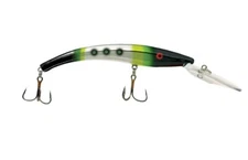 Reef Runner 600 Series Deep Ripper - Chrome Frog - Walleye Trolling Crankbait