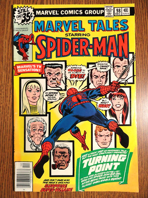 Marvel Tales #98 Nachdrucke Wundervoll Spider-Man #122 Schlüssel Tod Von Gwen