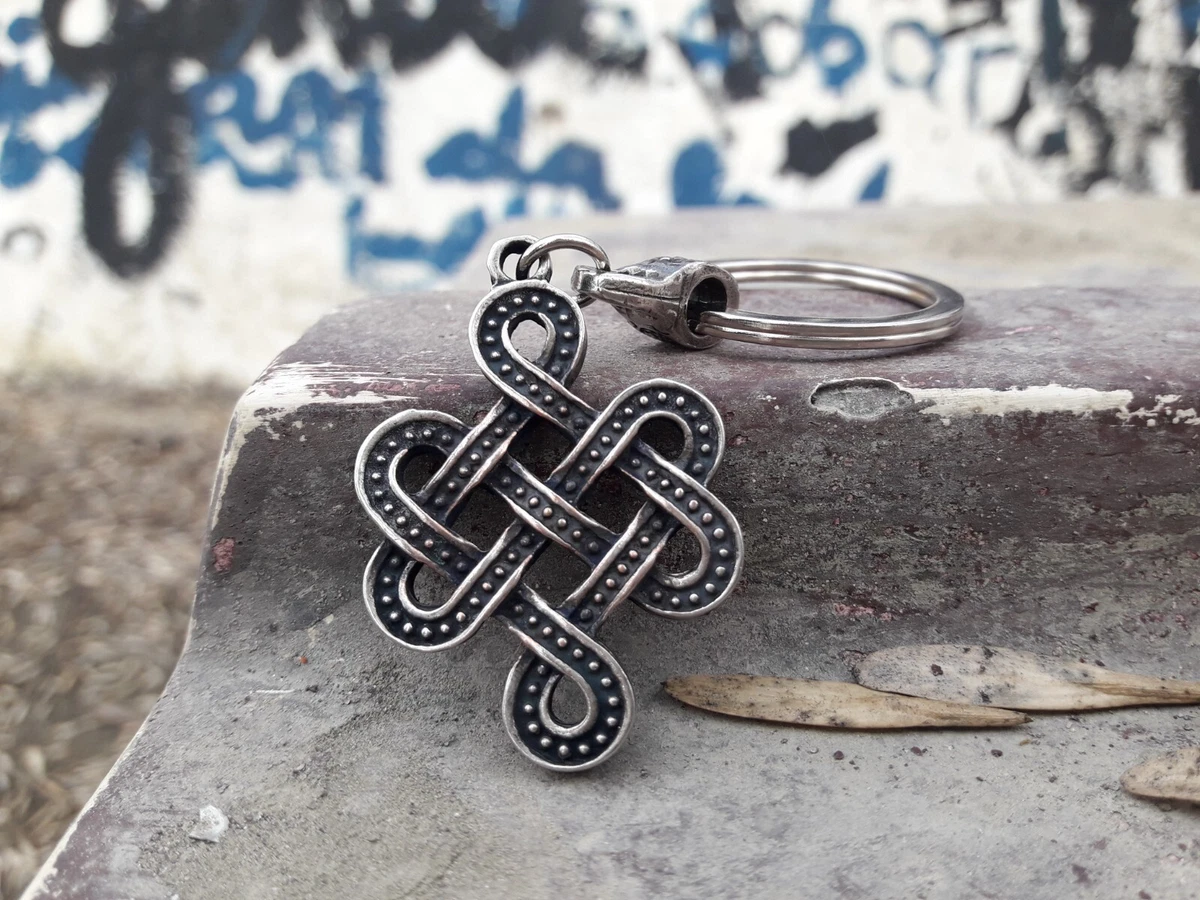 Celtic Love Knot Necklace - 925 Sterling Silver