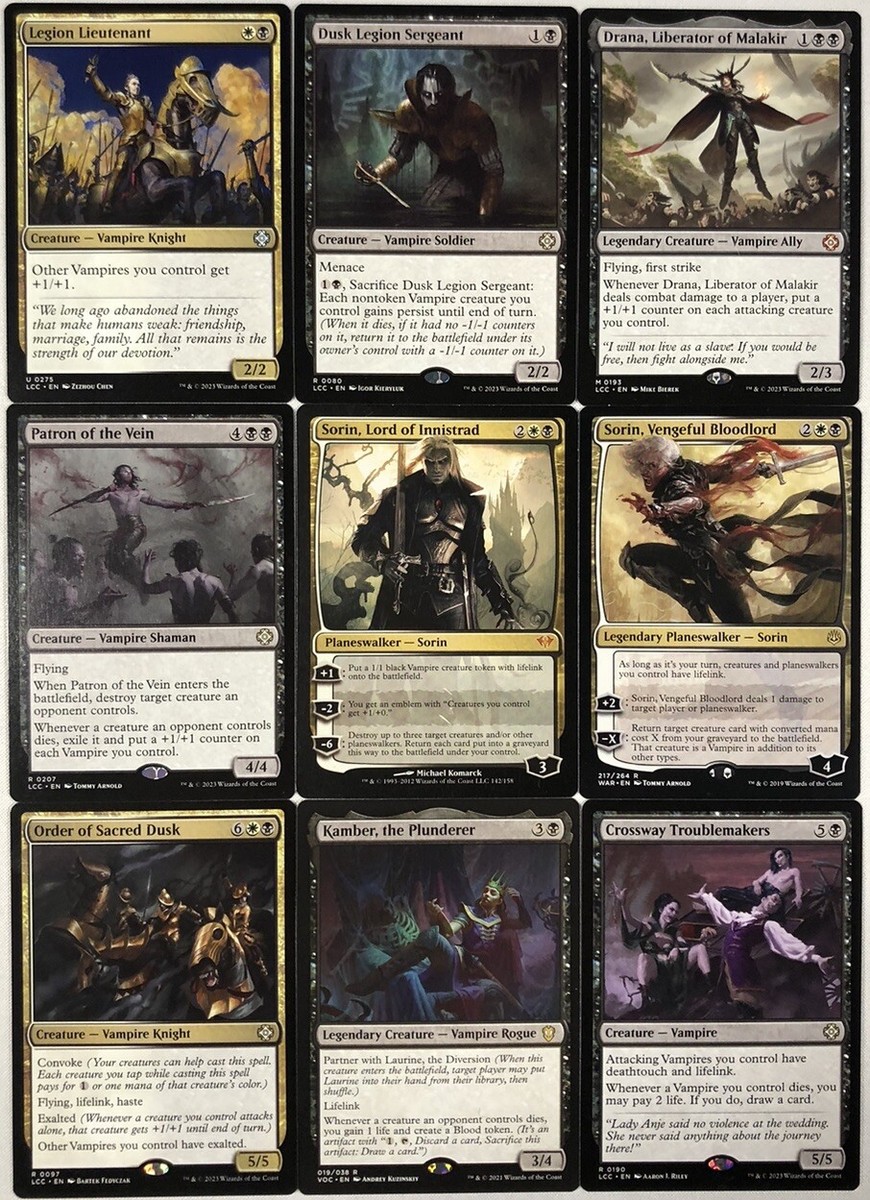 EDH Dracula Deck - Commander MTG Magic the Gathering | eBay
