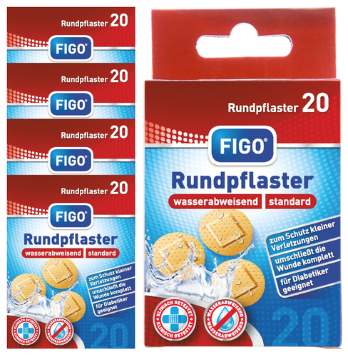 100 Pflaster runde Wund Pflaster rund Ø 2,5 Injektionspflaster Rundpflaster rund - Bild 6 von 6