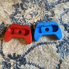 Joy Con Grip Red And Blue 3d Printed