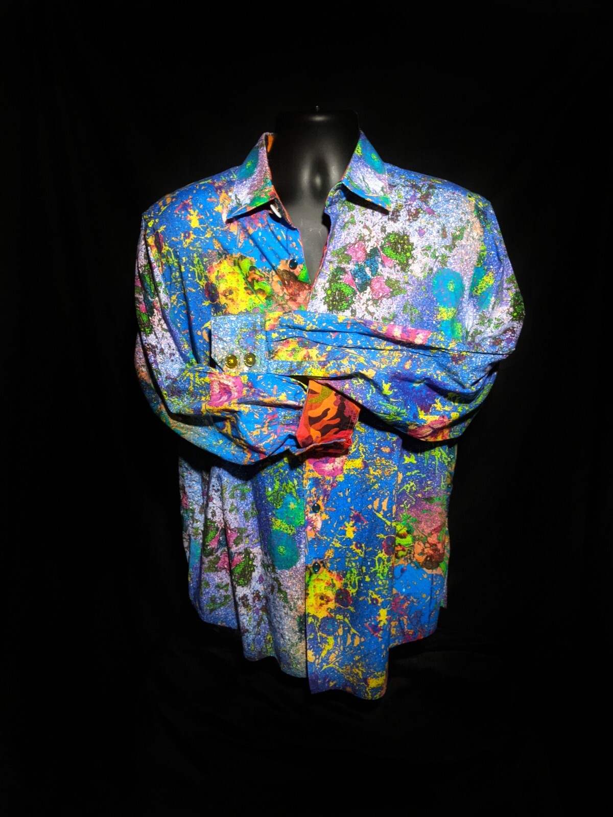 Robert Graham LTD  Admiralty Arch Long Sleeve Embroidered Shirt Medium image 2