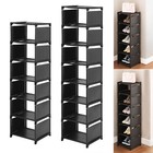 7/8 Tier Tall Shoe Rack Storage Cabinet Shelf Unit Home Organiser Footwear Stand