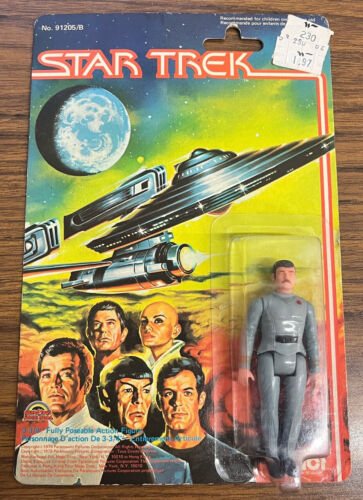 1979 Mego Grand Toys Star Trek Scotty 3-3/4" Figure Rare Canadian Card Sealed - Picture 1 of 2