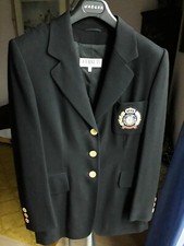 Cerruti 1881 Club Ladies Single Breasted Blazer. Black. Size 12. Vintage.
