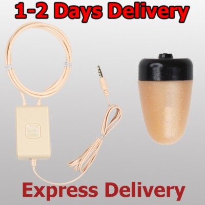 Wire Neck Loop Earpiece Spy Hidden Wireless Invisible Mini Covert