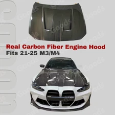 DTM-N Style Body Front Hood Panel CARBON FIBER Fit 2021-25 BMW G80 G82 G83 M3 M4