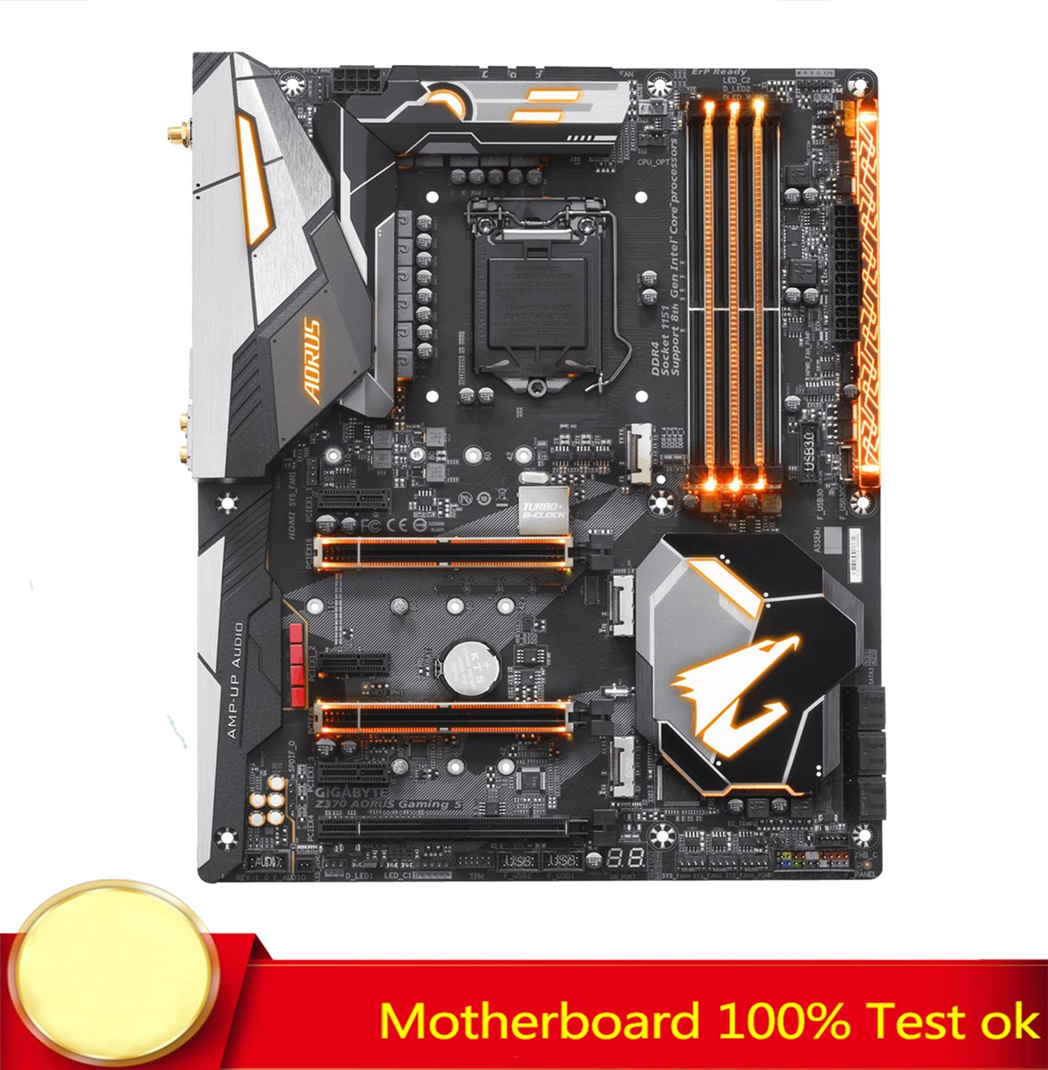FOR GIGABYTE Z370 Aorus Gaming 5 DDR4 64GB 1151PIN Motherboard 100