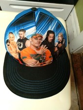 WWE Kids Teen Snapback Hat Cena Lesnar R Reigns D Ambrose K Owens Blue 2016 OSFM