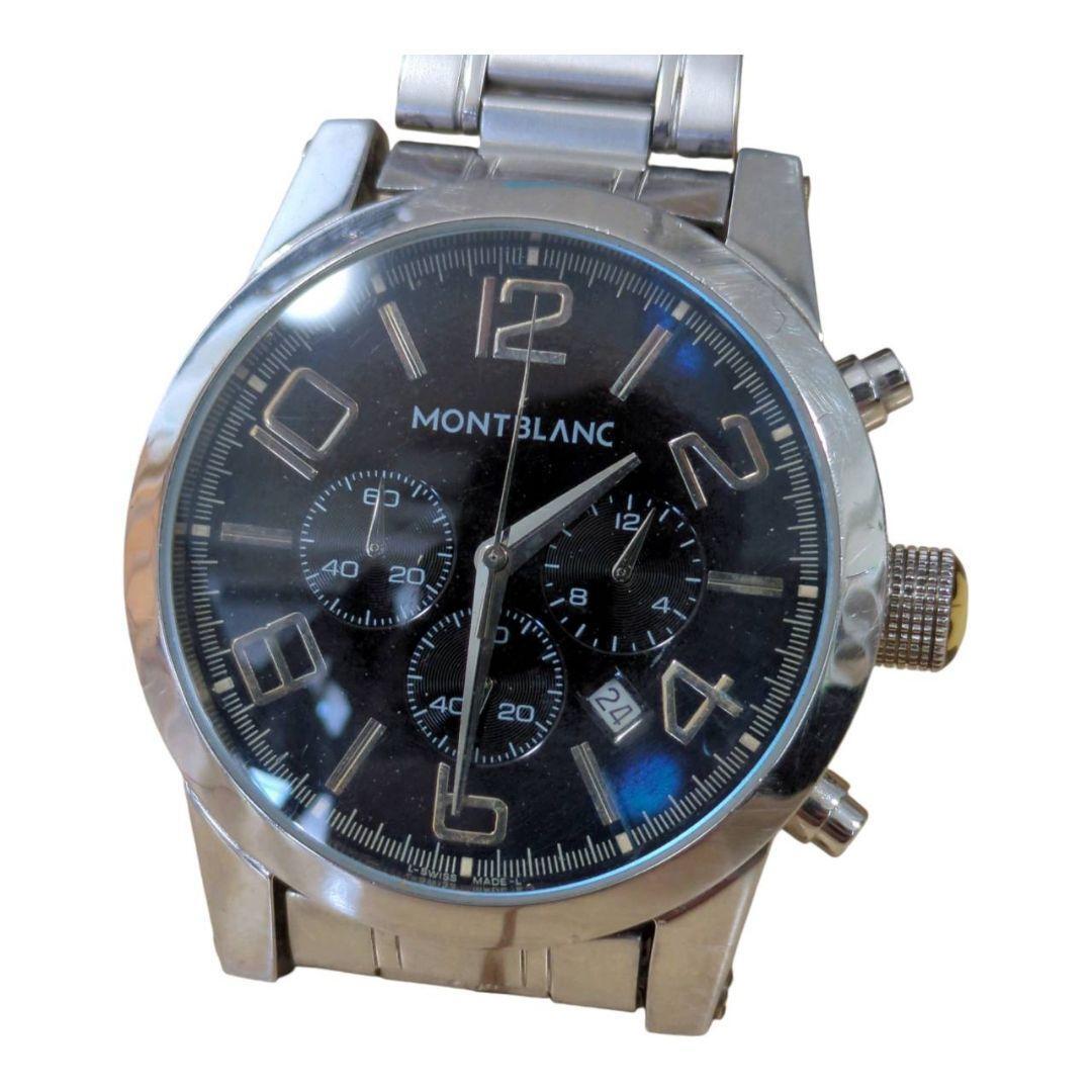 MONTBLANC BLACK CHRONOGRAPH WATER RESISTANT 30M 7050-P5086095