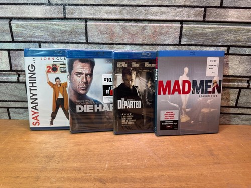 Mad Men: Season 5 Sealed w 3 Free Blue Ray Movies, Die Hard, Departed, Free Ship