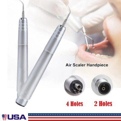Dental Ultrasonic Air Scaler Handpiece Super Sonic 2/4Hole & 3 Original Tips nz