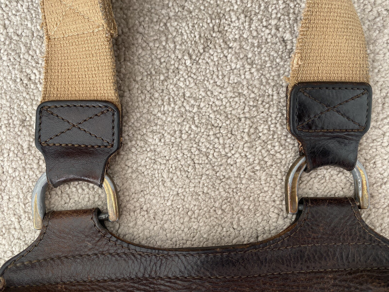 Genuine Mulberry Antony Messenger Bag in Chocolate Leather Great