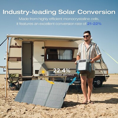 EcoFlow 160W Portable Solar Panel Kit IP67 for Generator Certified