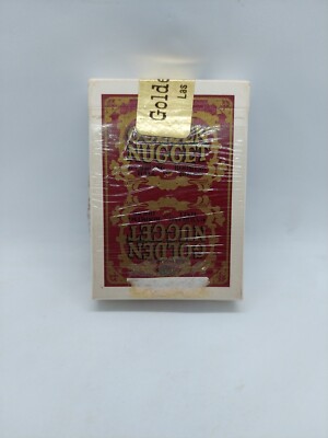 Vintage Golden Nugget Gambling Hall Red Card Deck Las Vegas