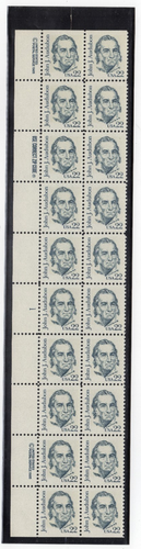 Scott #1863 John Audubon Plate Block Of 20 Stamps - MNH P#1 (2) Copyright mount - Picture 3 of 4