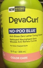 Deva Curl No Poo Blue Color Care 12 Oz