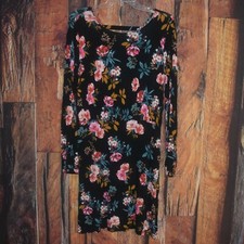 Ann Taylor LOFT Women's Sz 8 Floral Stretchy Dress - Cute and Comfy