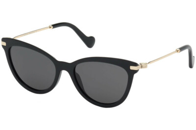 Moncler Black Cat-Eye Sunglasses Moncler ML0177 01D Black Cat Eye Polarized Sunglasses  main image 4