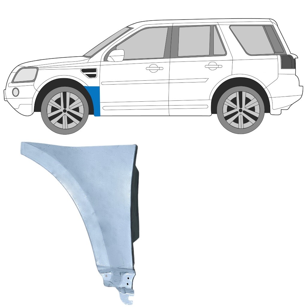 Front wing repair panel for Land Rover Freelander 2006-2016 / Left