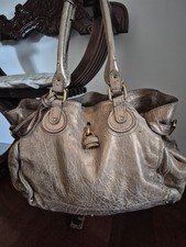 CHLOE' borsa paddington pelle oro lucchetto