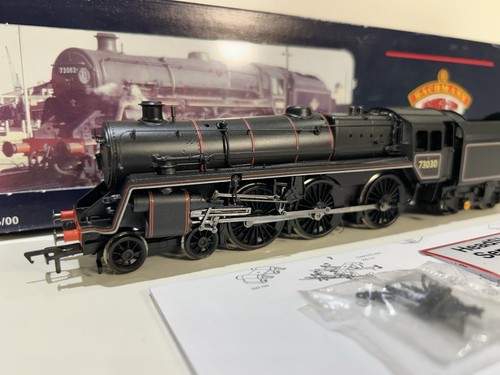 Bachmann, 32-503, Standard Class 5MT, 2-6-4, BR gefüttert schwarz früh, 00 '73030' - Bild 1 von 6