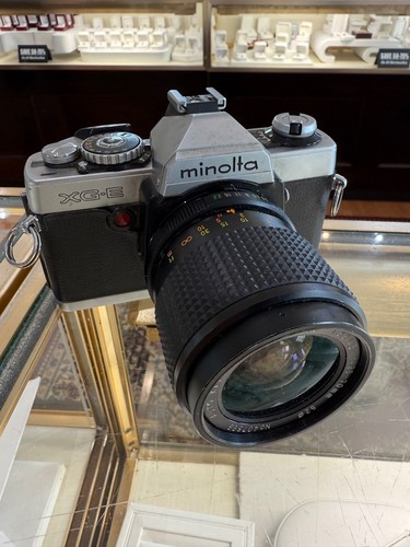 Vintage Minolta XG-E Camera & auto Kepcor Zoom lens 35-70mm | eBay