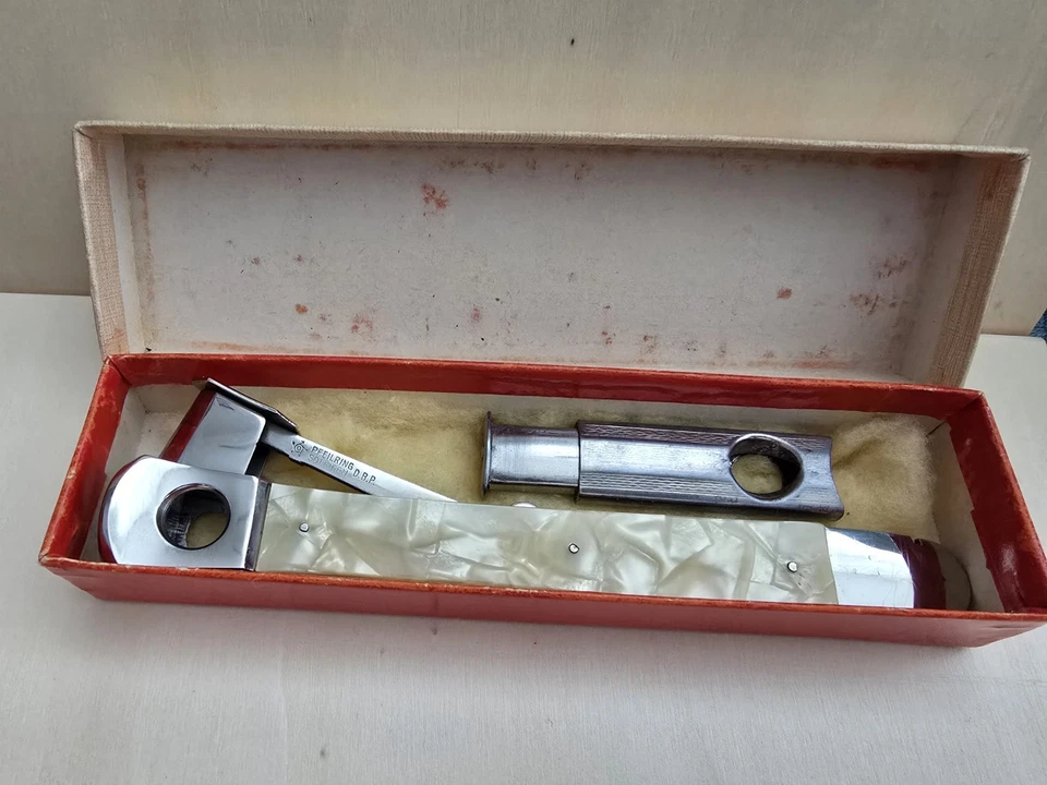 Vintage Zigarrenabschneider, Solingen, Pfeilring, Originale Verpackung - Bild 2 von 4