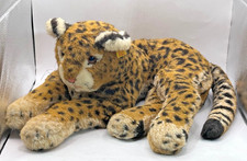 Vintage Steiff Leopard Stuffed Animal 0885/50 West Germany Original Tag