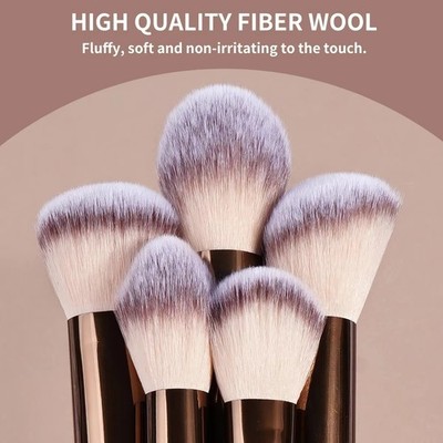 13 tlg Make-up Pinsel Set Foundation Concealer Puder Rouge Lidschatten